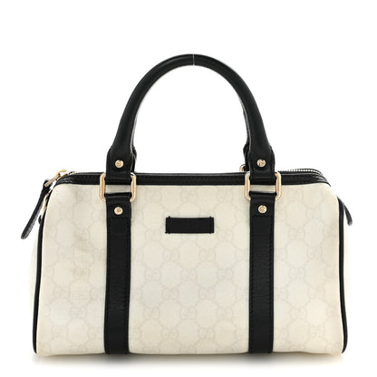 Gucci GG Plus Monogram Small Joy Boston White Black 1 of 15