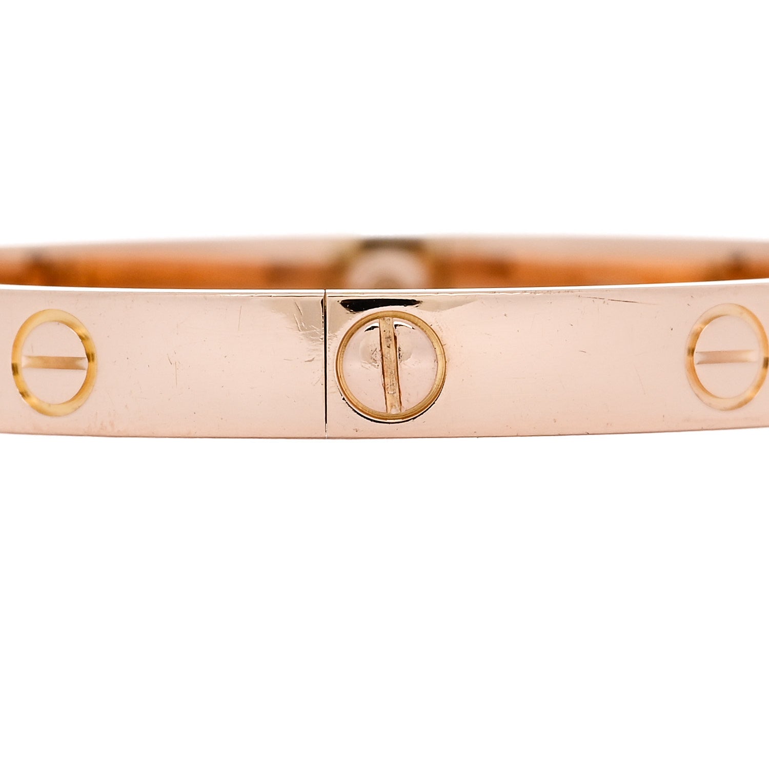 Cartier 18K Pink Gold LOVE Bracelet 17 5 of 9