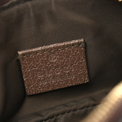 Gucci GG Supreme Monogram Web Ophidia Dome Key Pouch Beige New Acero 6 of 10