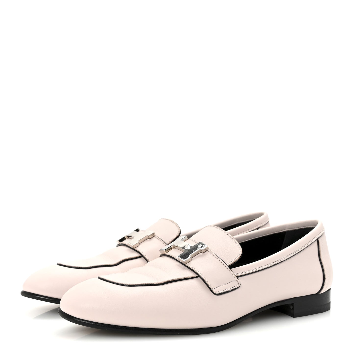 Calfskin Womens Paris Loafers 36 Rose Petale