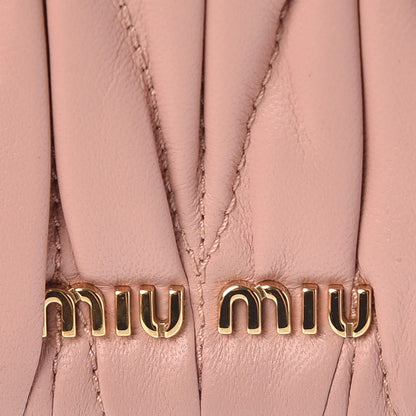 Miu Miu Nappa Matelasse Clutch Orchidea 6 of 9