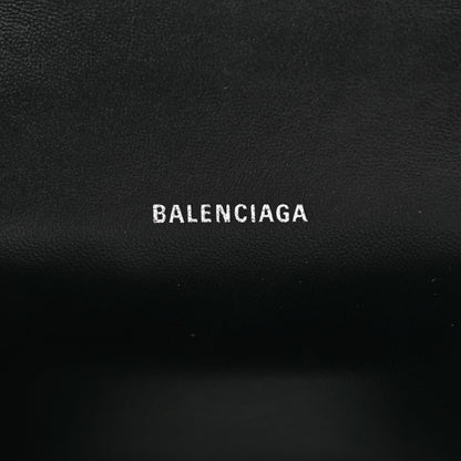 Balenciaga Shiny Box Calfskin Strass Hourglass Top Handle Bag XS Black 6 of 11