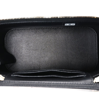 Chanel Lambskin Quilted Trendy Small Top Handle Vanity Case With Chain Black 5 of 10