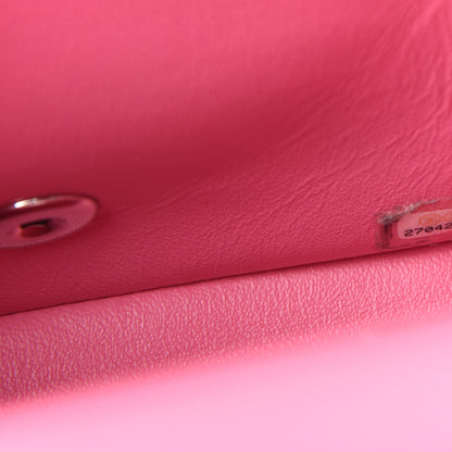 Chanel Lambskin Quilted Mini Square Flap Pink 11 of 12
