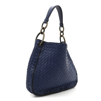 Bottega Veneta Nappa Intrecciato Small Loop Blue 3 of 13