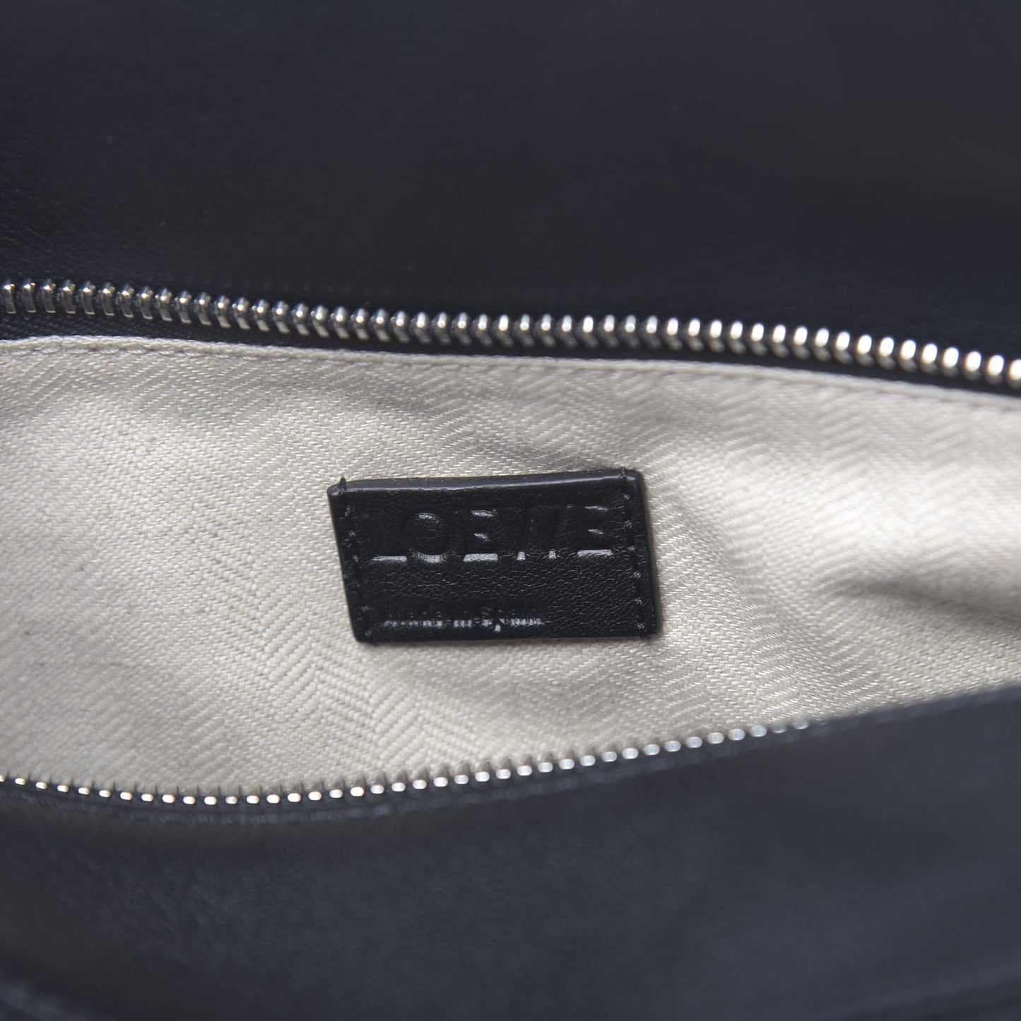Calfskin Medium Puzzle Bag Black