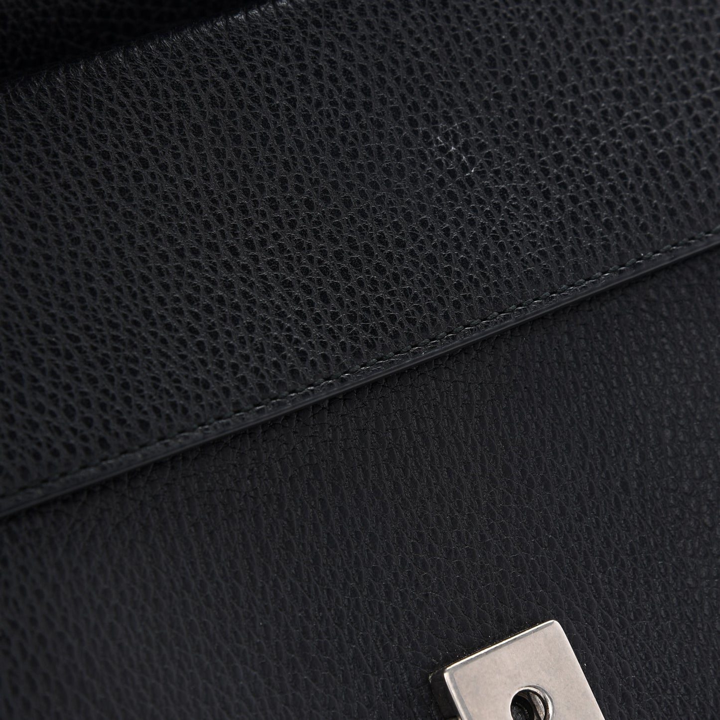 Pebbled Calfskin Small Dionysus Shoulder Bag Black