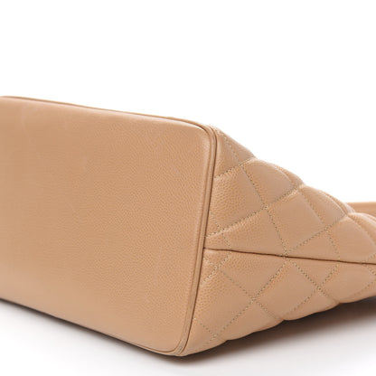 Chanel Caviar Quilted Medallion Tote Beige 9 of 10