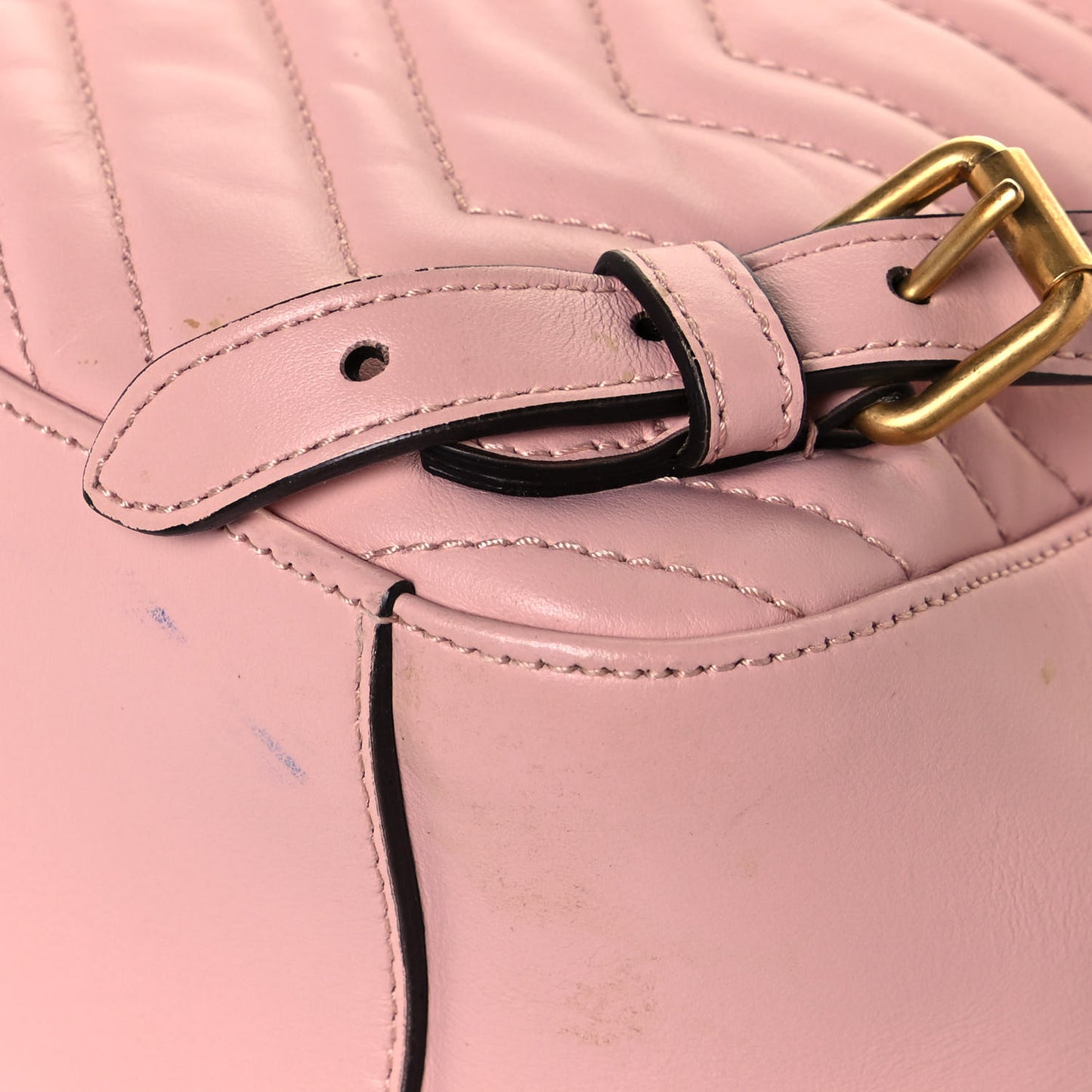 Calfskin Matelasse GG Marmont Dome Backpack Perfect Pink