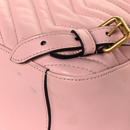 Gucci Calfskin Matelasse GG Marmont Dome Backpack Perfect Pink 11 of 17