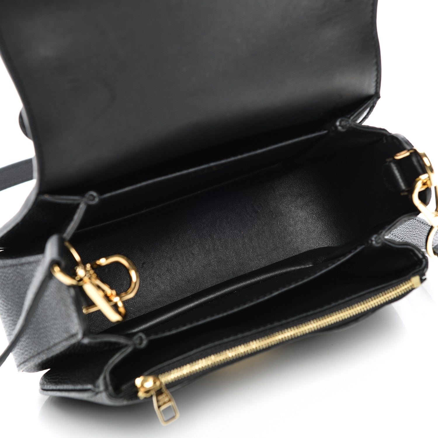 Louis Vuitton Grained Calfskin Vivienne NM Black 5 of 8