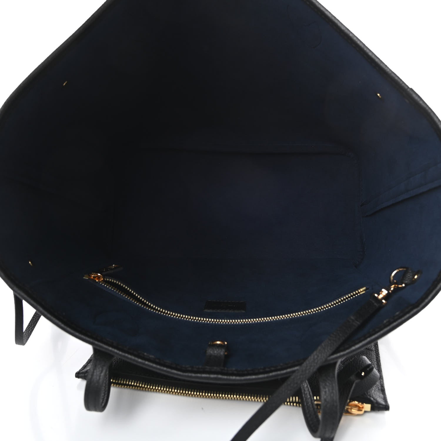 Louis Vuitton Empreinte Monogram Giant Neverfull MM Black 6 of 13