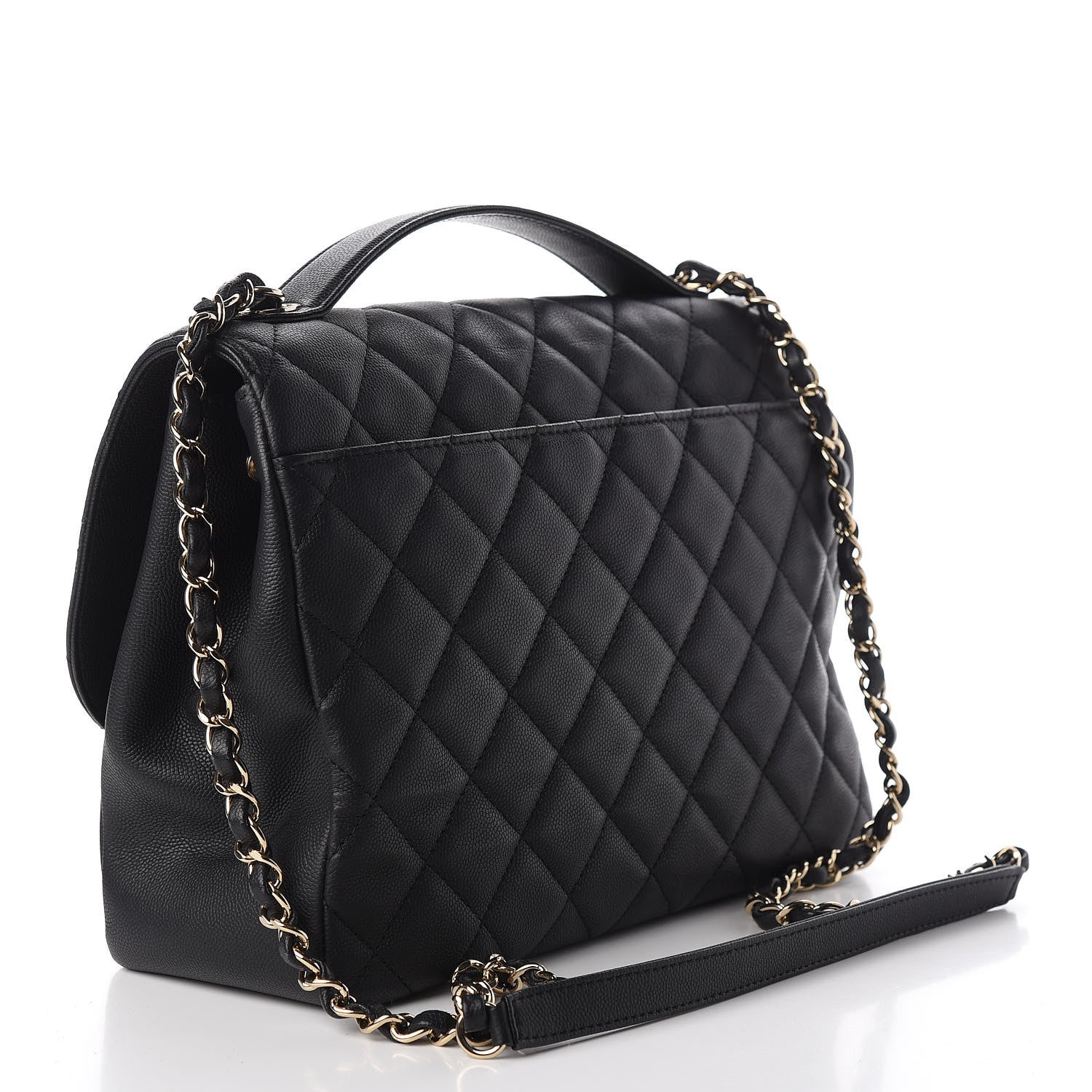 Chanel Caviar Quilted Large Business Affinity Flap Black 3 of 11