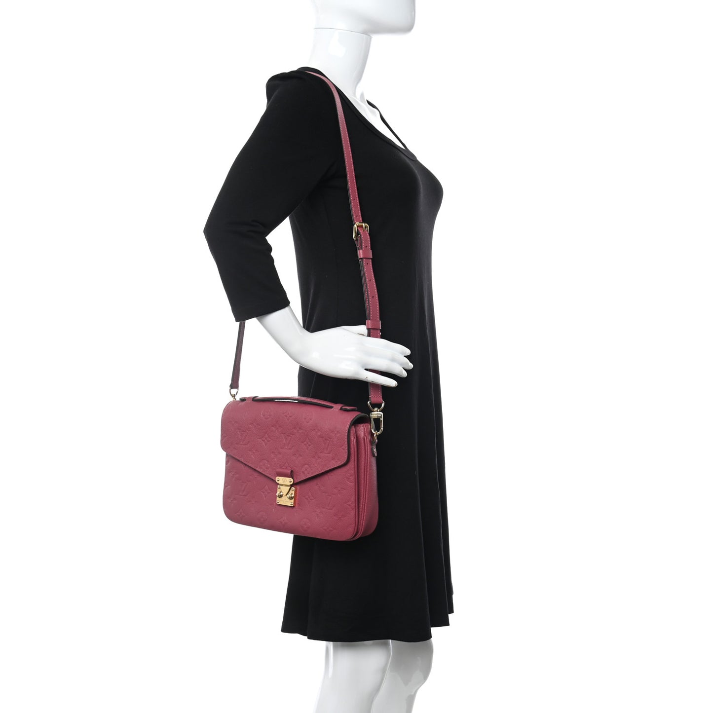 Empreinte Pochette Metis Rose Bruyere