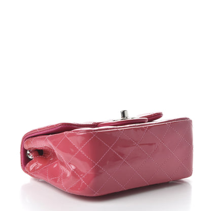 Chanel Patent Quilted Mini Square Flap Pink 6 of 19