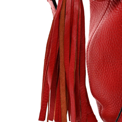 Gucci Pebbled Calfskin Medium Soho Hobo Red 13 of 14