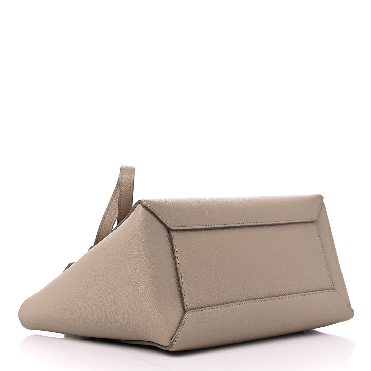 Grained Calfskin Micro Belt Bag Beige