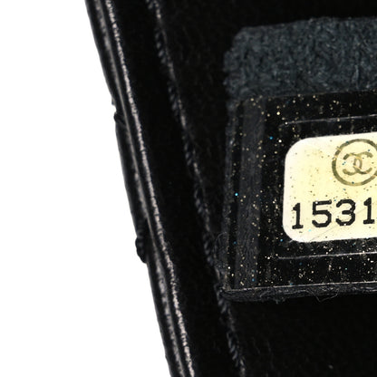 Chanel Lambskin Quilted Jumbo 3 Flap Black 7 of 10