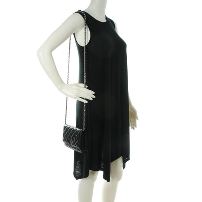 Chanel Lambskin Quilted Wallet On Chain WOC Black 2 of 7