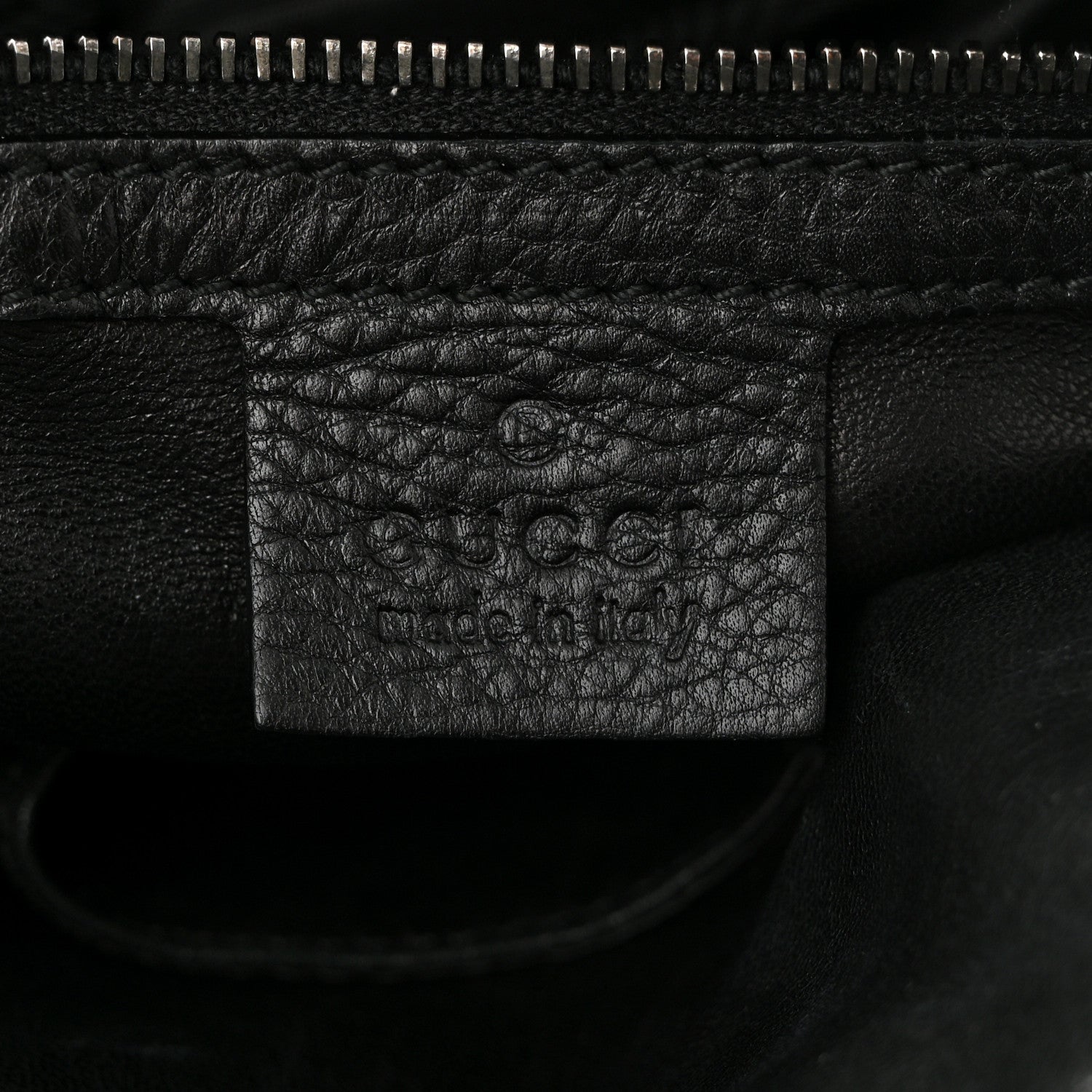 Gucci Calfskin Large Icon Bit Boston Black 6 of 10