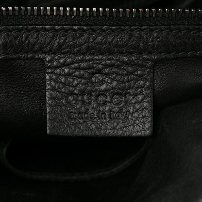 Gucci Calfskin Large Icon Bit Boston Black 6 of 10