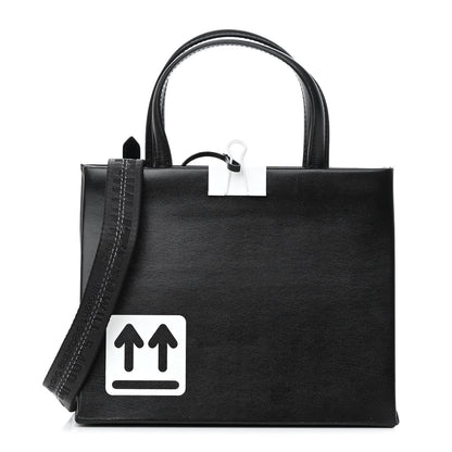 Off-White Calfskin Box Bag Tote Black 1 of 14