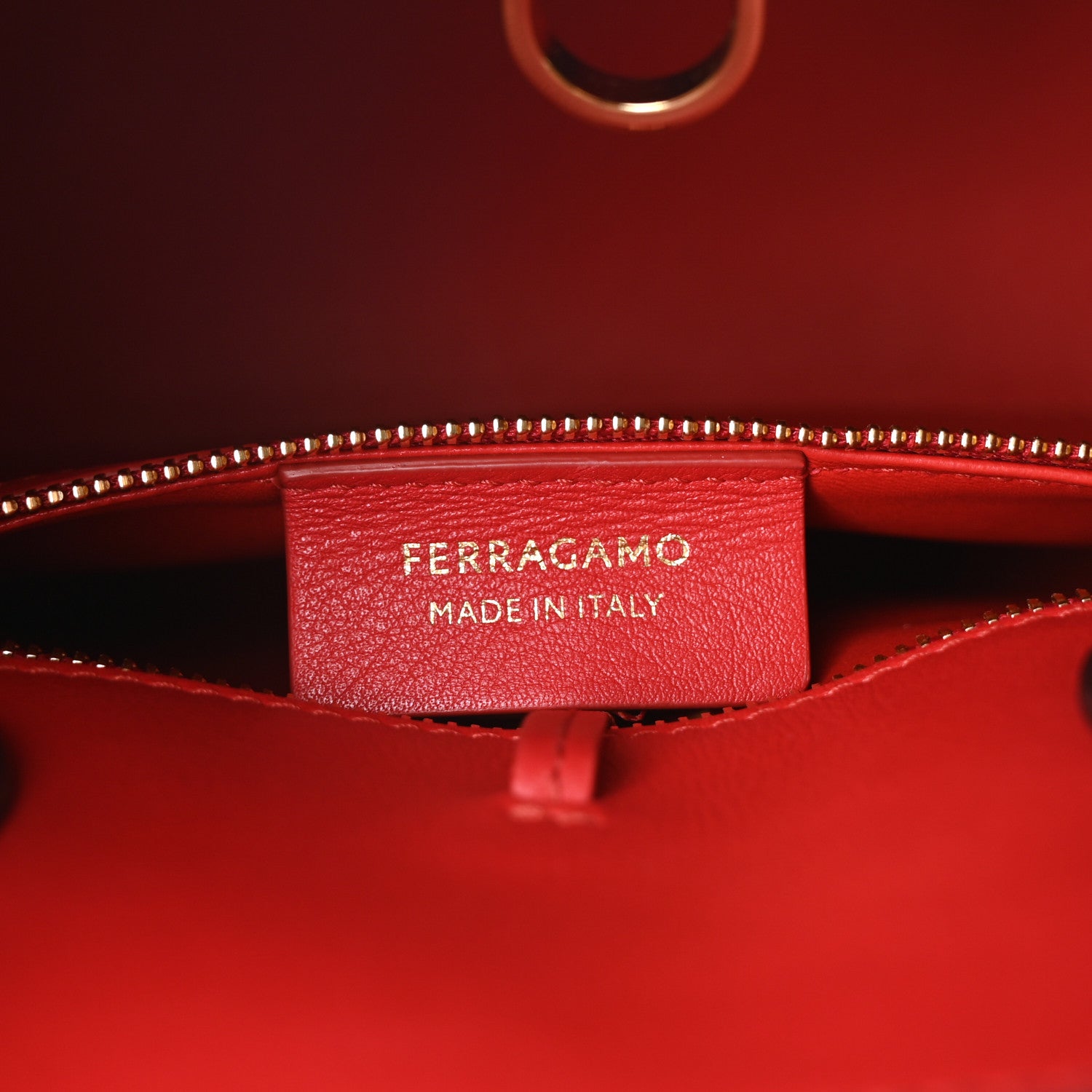 Salvatore Ferragamo Calfskin Small Hug Bag Black 6 of 10