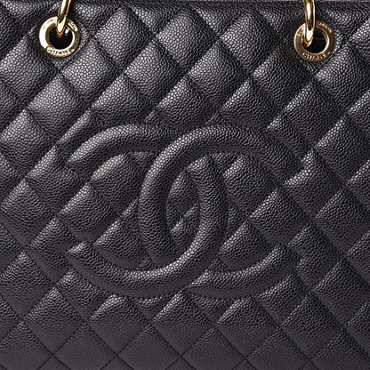 Chanel Caviar Quilted Grand Shopping Tote GST Black 10 of 11