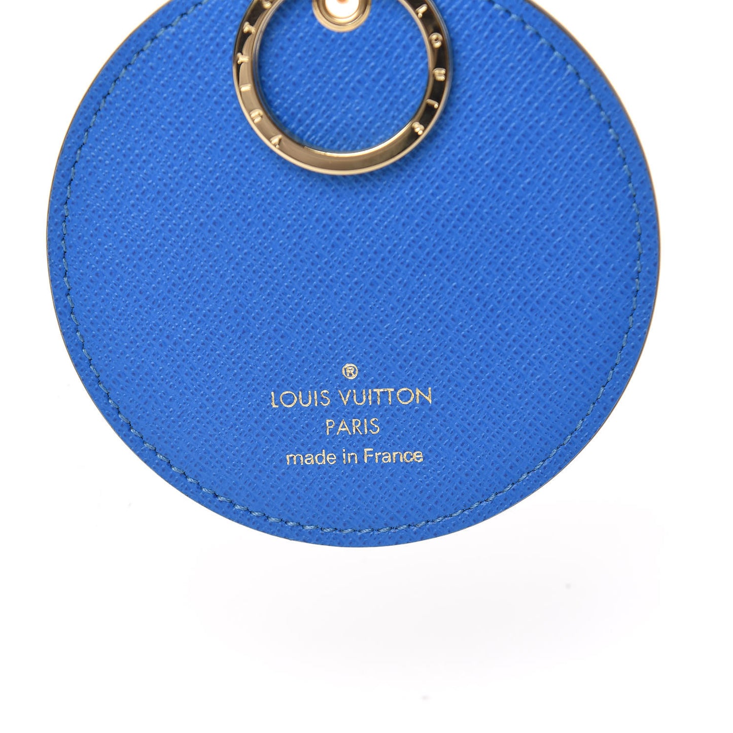 Monogram 2019 Christmas Animation Venice Bag Charm Key Ring Blue