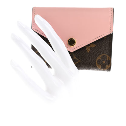 Louis Vuitton Monogram Zoe Wallet Rose Ballerine 2 of 7