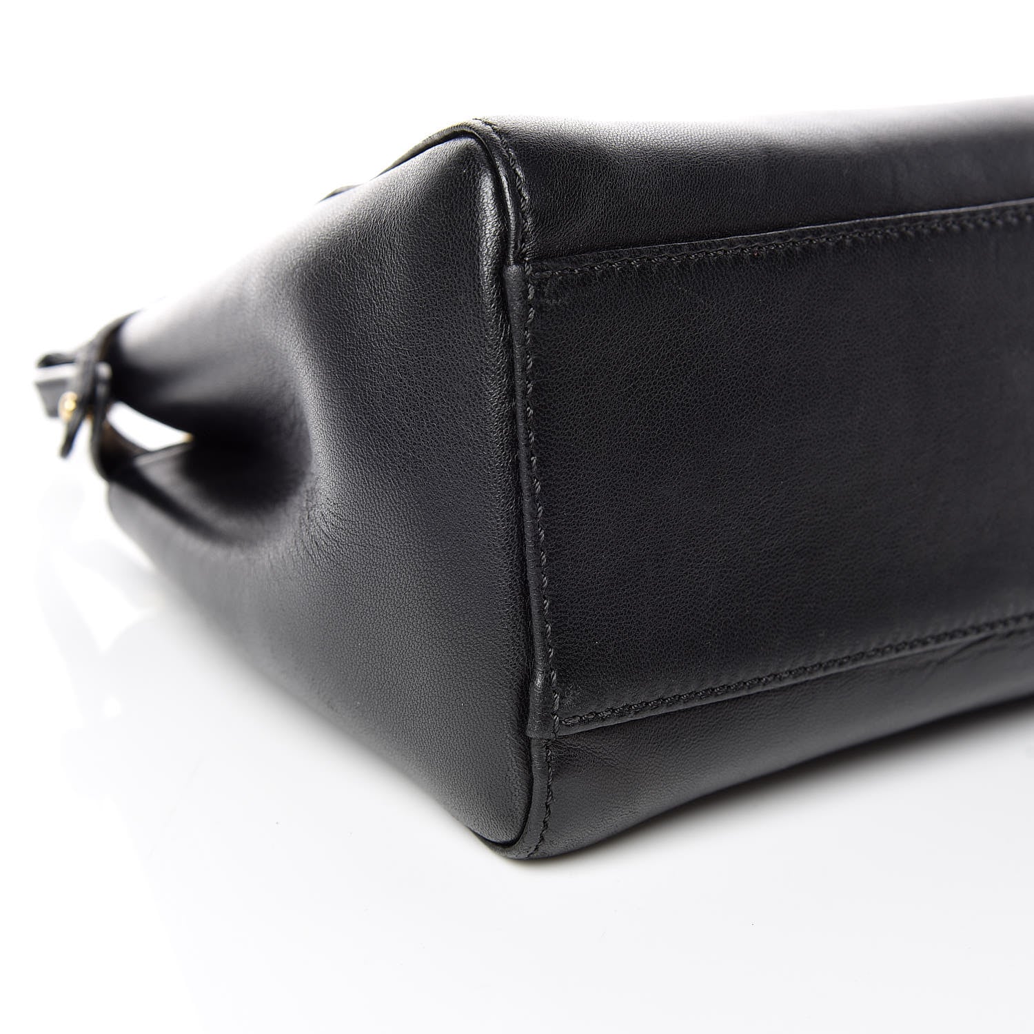 Fendi Nappa Mini Peekaboo Iconic Satchel Black 6 of 13