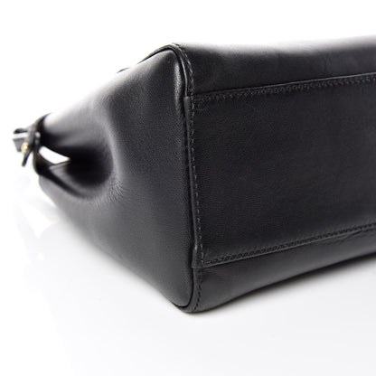 Fendi Nappa Mini Peekaboo Iconic Satchel Black 6 of 13