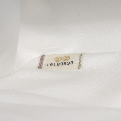 Chanel Caviar Jumbo Double Flap White 8 of 9