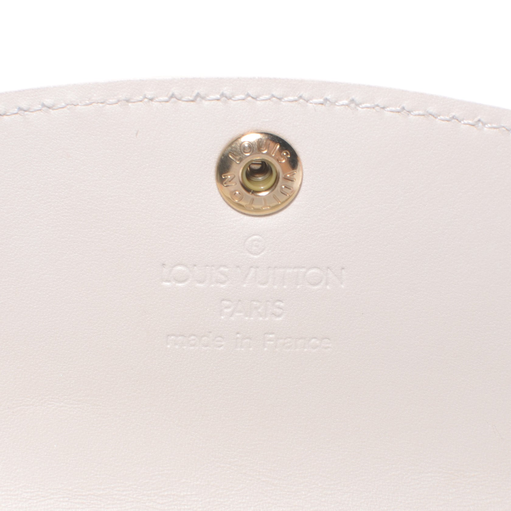Louis Vuitton Vernis Envelope Flat Pouch Perle 5 of 7
