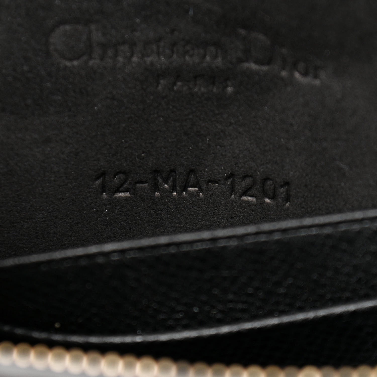 Christian Dior Grained Calfskin Saddle Belt Bag Black 6 of 8