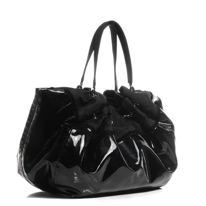 Chanel Vinyl Stretch Spirit Large Cabas Tote Black 3 of 7