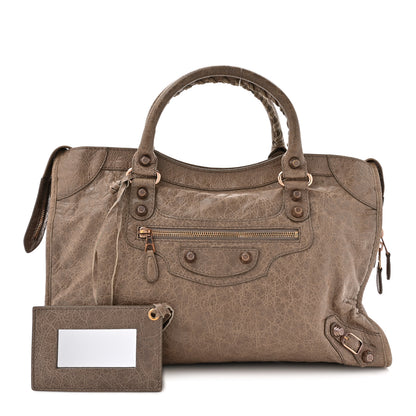 Balenciaga Agneau Giant 12 Rose Gold Hardware City Gris Poivre 1 of 14