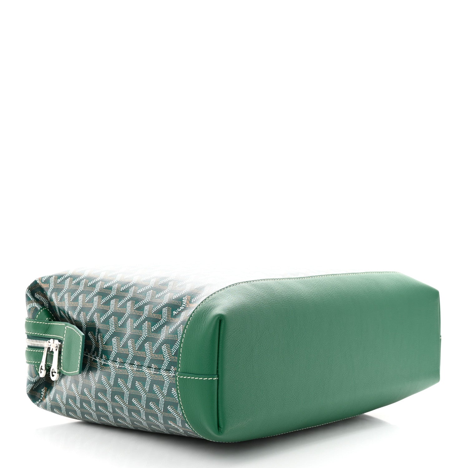Goyard Goyardine Calfskin Cisalpin Document Case Green 4 of 9