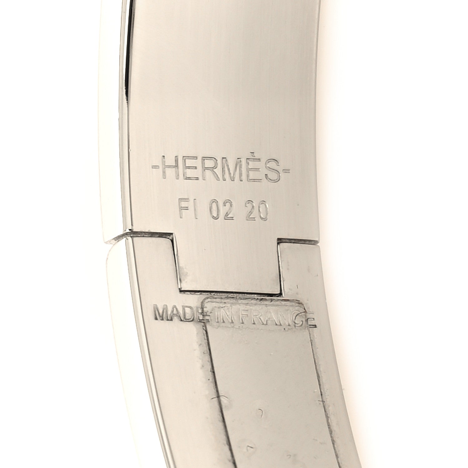 Hermes Enamel Narrow Clic Clac H Bracelet PM Rose Dragee 5 of 5