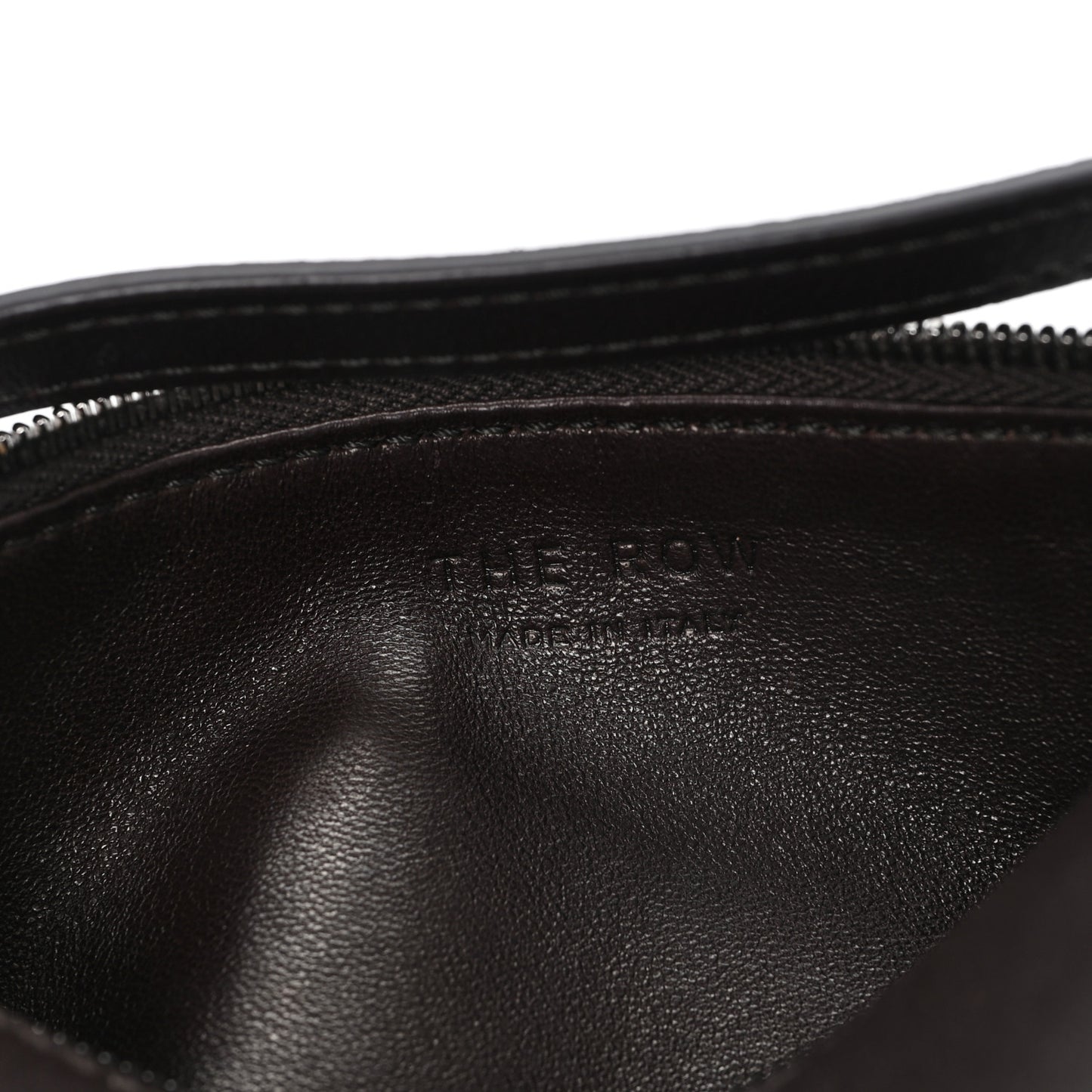 Nappa Round 90's Bag Dark Aniline