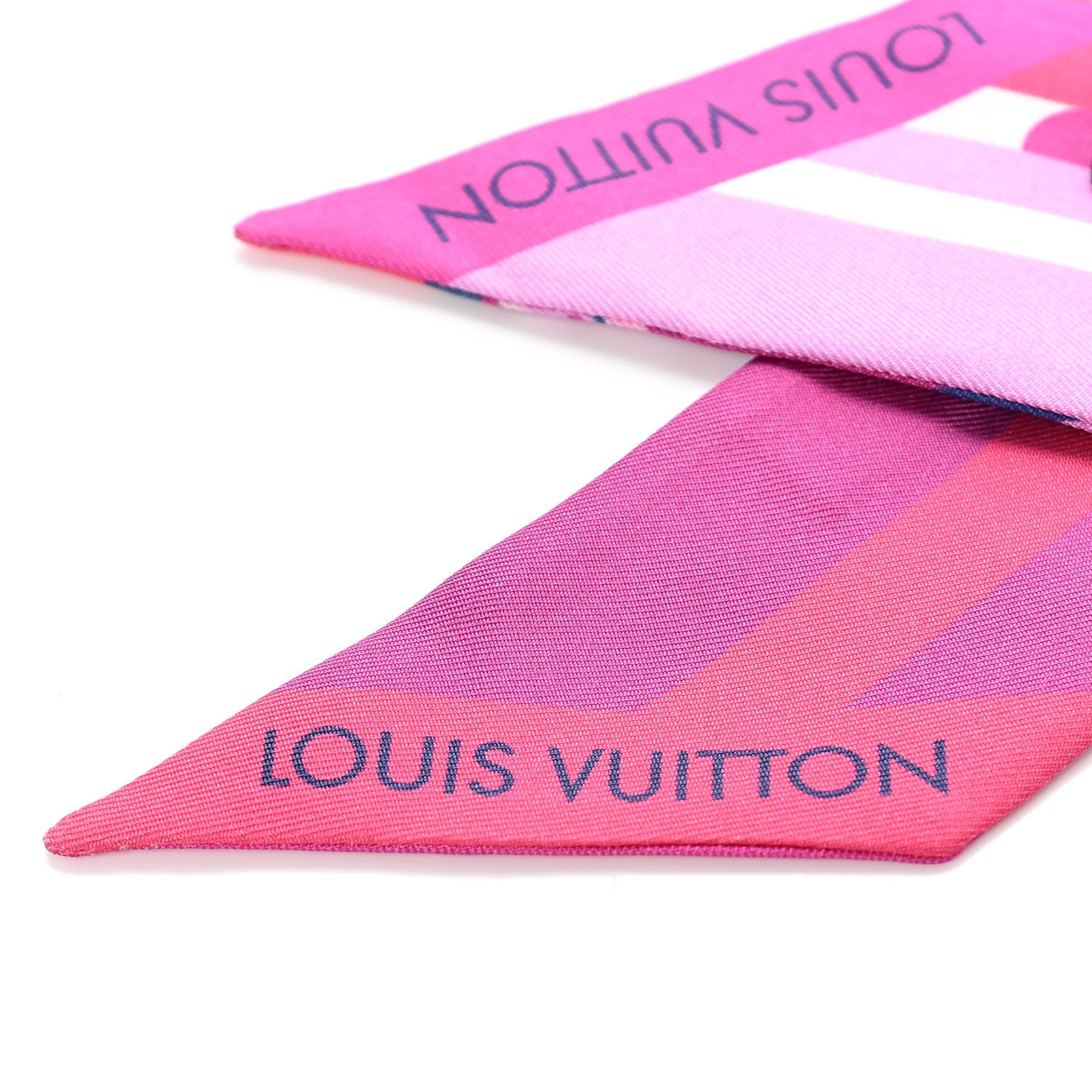 Louis Vuitton Silk Pop Monogram BB Bandeau Magenta 4 of 4