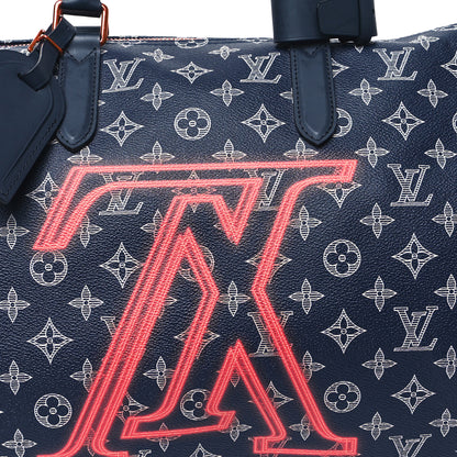 Louis Vuitton Monogram Upside Down Keepall Bandouliere 50 Ink 7 of 11