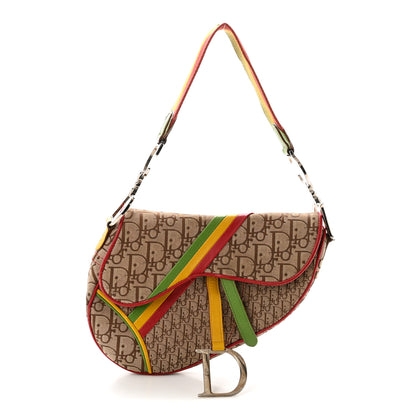 Christian Dior Monogram Rasta Saddle Bag Beige 1 of 12