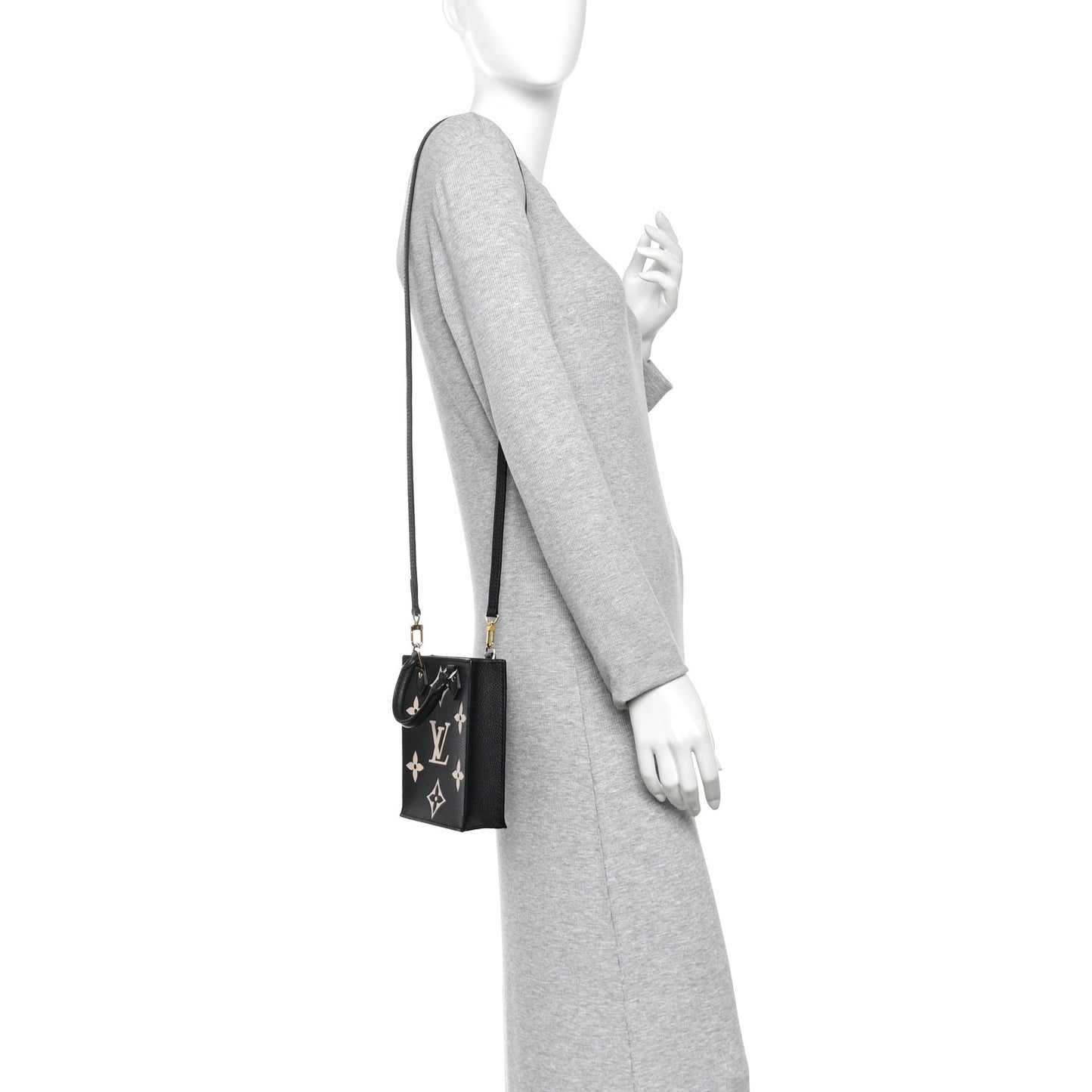 Empreinte Monogram Giant Petit Sac Plat Black Beige