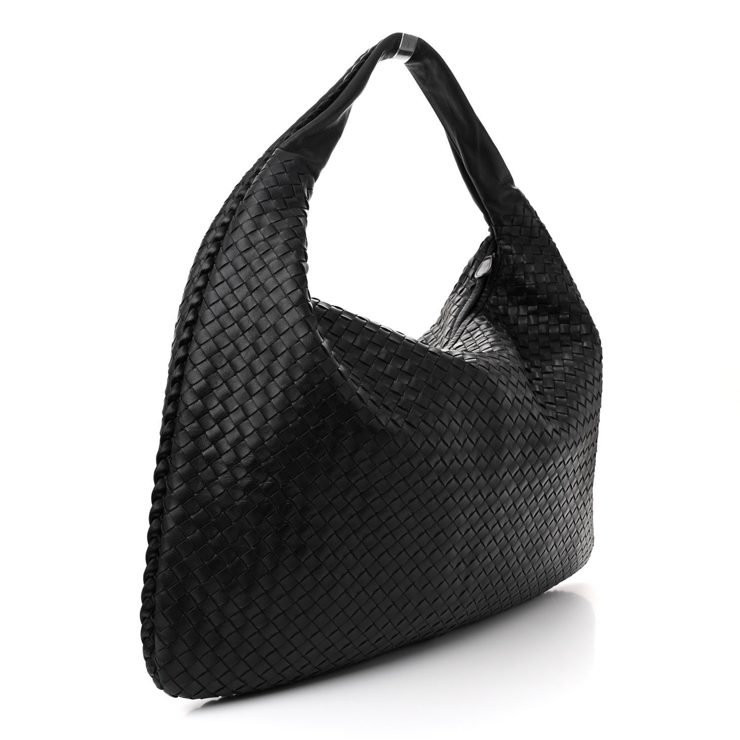 Bottega Veneta Nappa Intrecciato Large Veneta Hobo Black 3 of 13