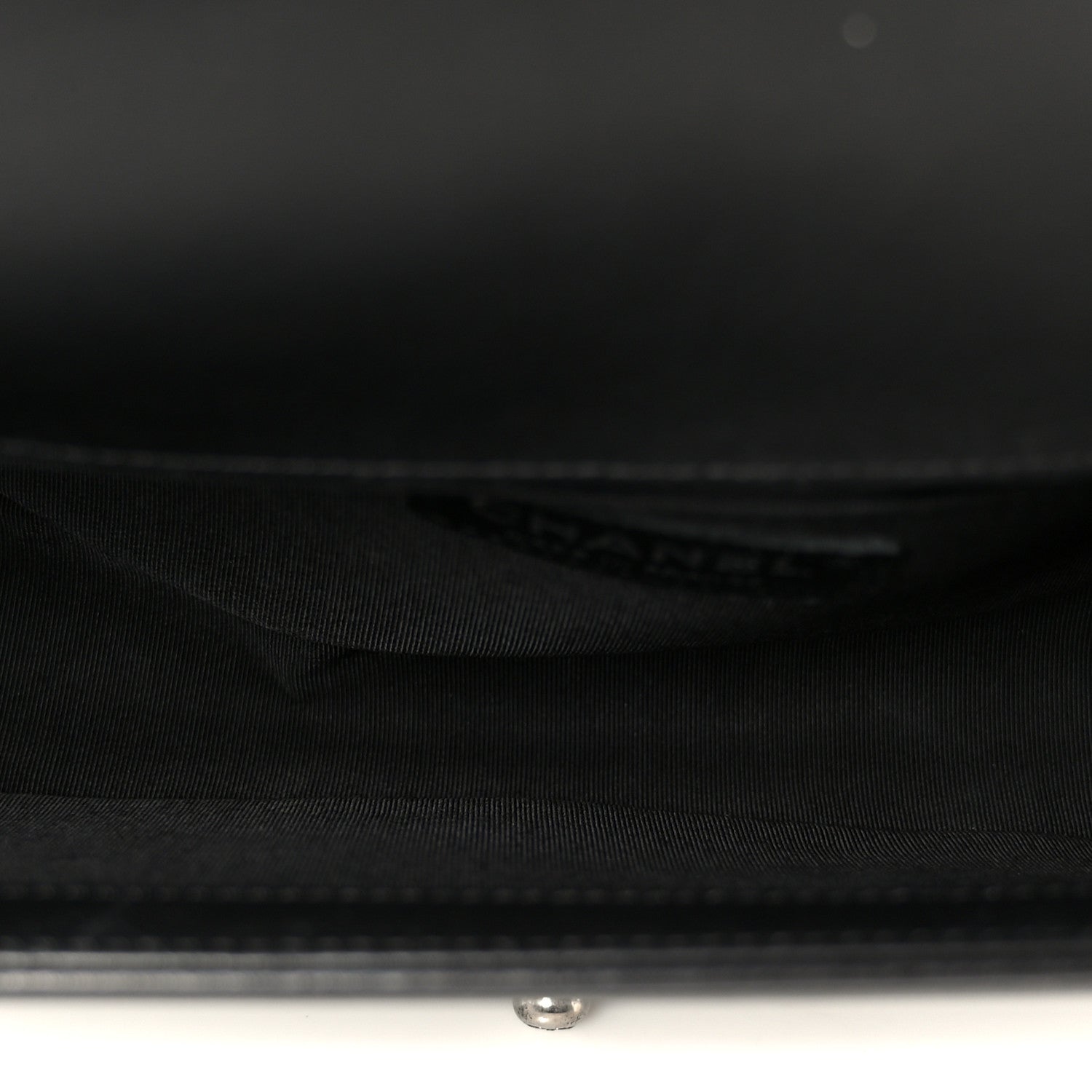 Chanel Lambskin Chevron Quilted Medium Boy Flap Black 4 of 9