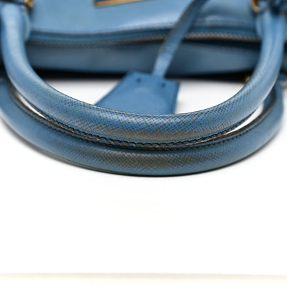 Prada Saffiano Medium Galleria Double Zip Tote Cobalto 25 of 25