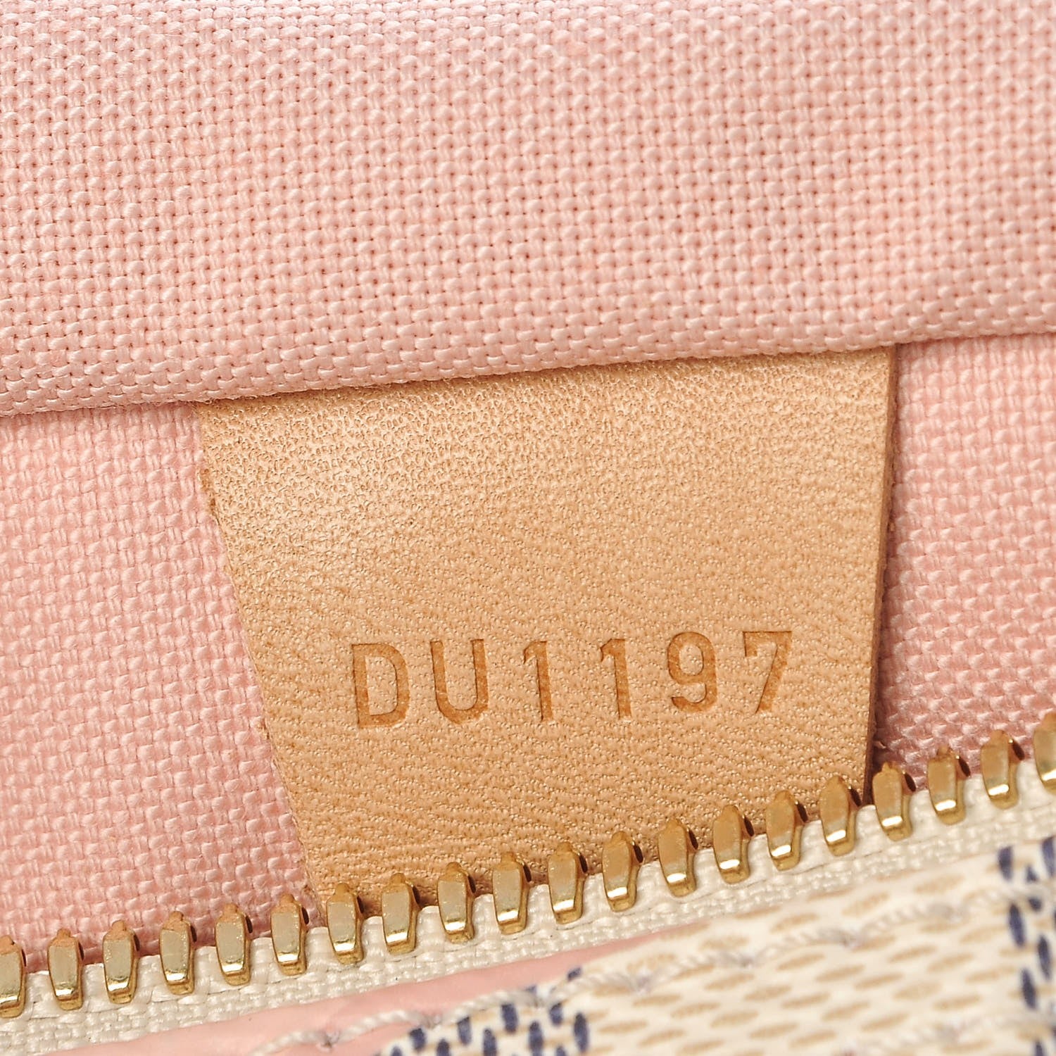 Louis Vuitton Damier Azur Tahitienne Speedy Bandouliere 30 Rose Ballerine 7 of 8