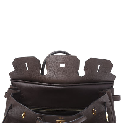 Hermes Togo Birkin 40 Chocolate 18 of 33