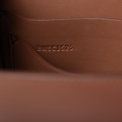 Burberry Smooth Calfskin Two Tone Small Grace Bag Malt Brown Black 9 of 10